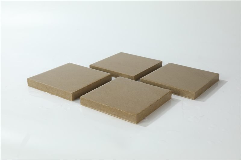 Light beige smooth ashlar tiles showing surface texture