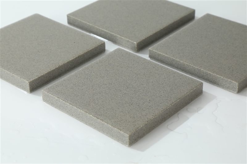 Light Grey Smooth Ashlar Tiles with a smooth / sawn finish