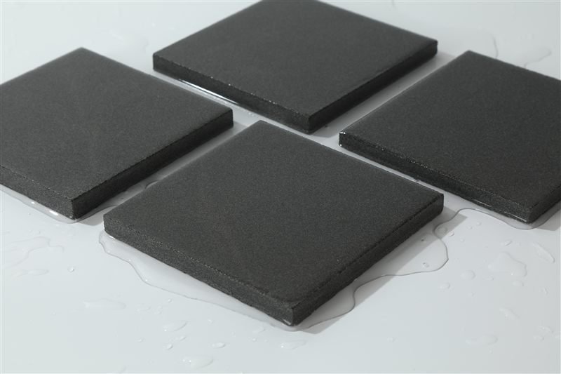Black Smooth Ashlar Tiles with a smooth / sawn finish