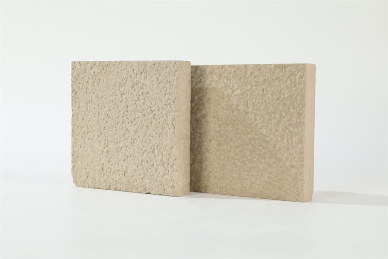 Beige Sandstone Tiles — Textured with a bush-hammered / textured finish