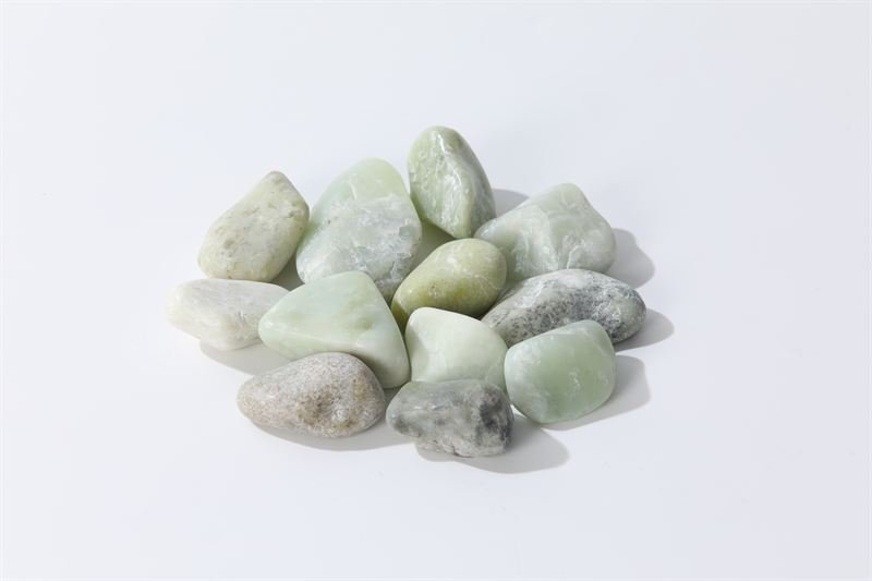 Jade Pebbles with a tumbled finish