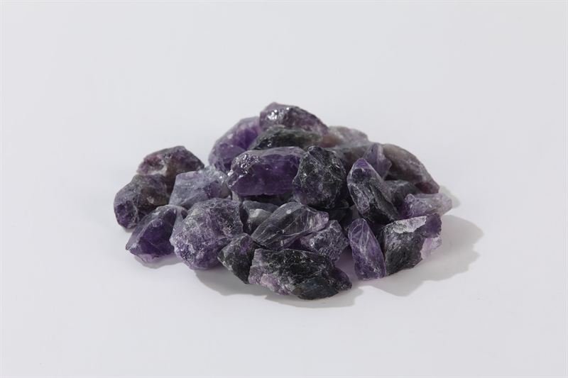 Amethyst with a rough finish