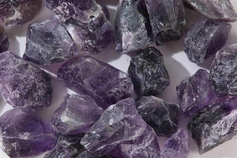 Amethyst in 15–30mm shown from another angle