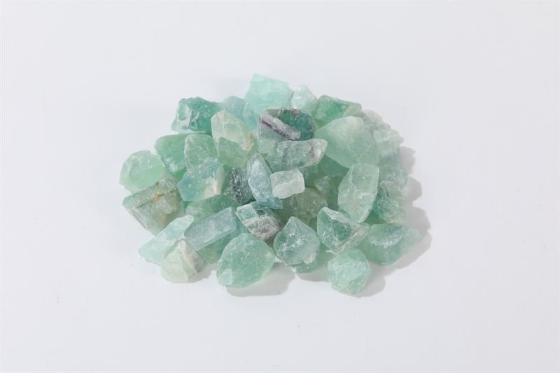 Green Fluorite with a rough finish