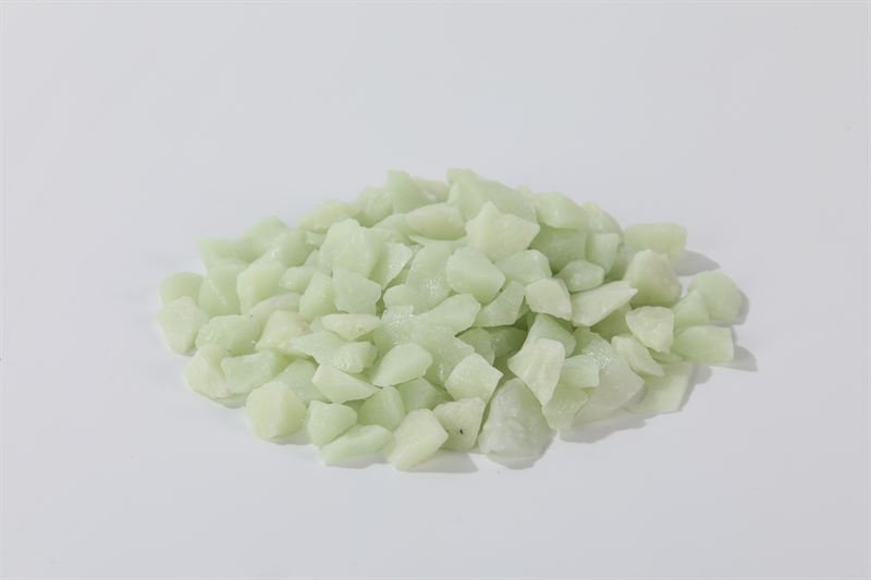 Mint Jade Chips with a natural finish