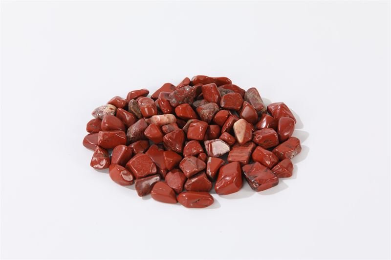 Red jasper agate shown in closer detail
