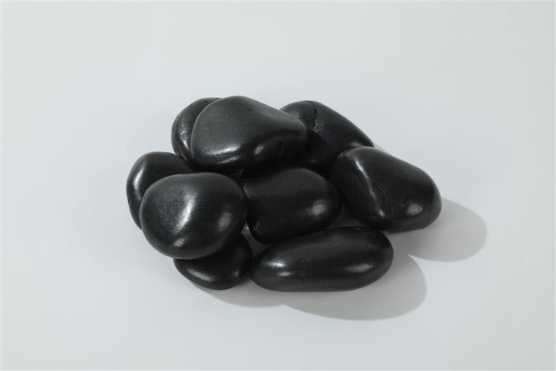 Black High Polished Pebbles supplied for export from China