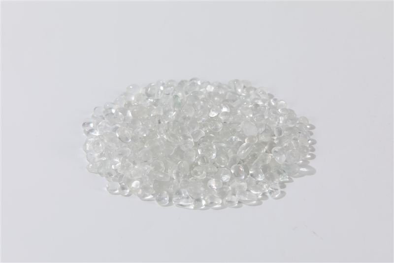 Clear Glass Beads with a polished glass finish