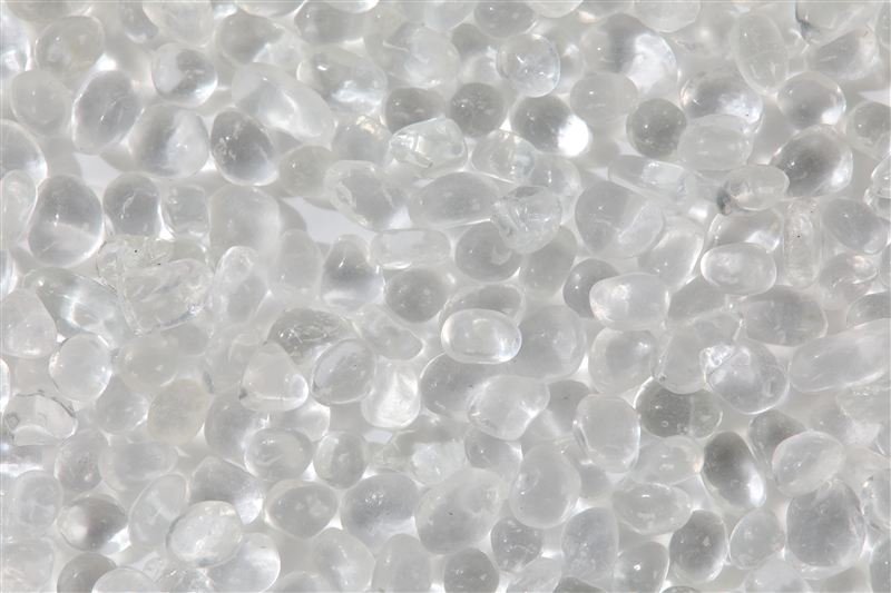Additional view of clear glass beads