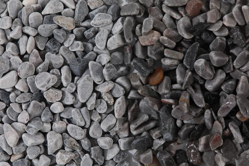Dark Grey Rounded Gravel with a water washed finish