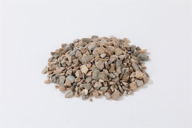 Floor yellow crushed aggregate in 10–15mm shown from another angle