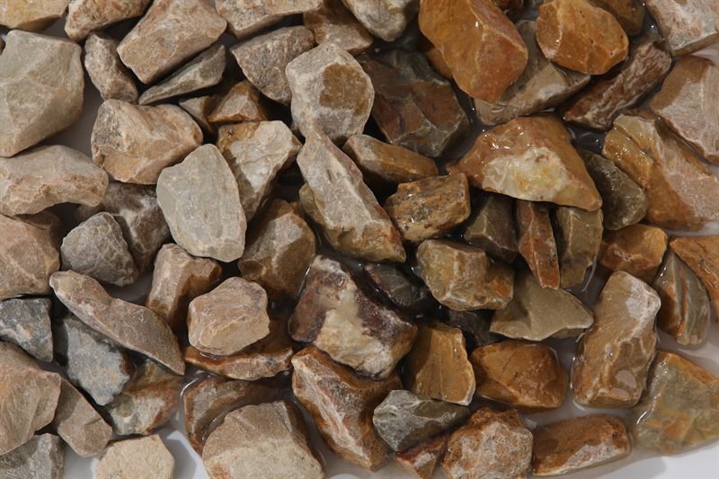 Floor Yellow Crushed Aggregate with a natural finish