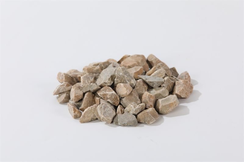 Further detail of floor yellow crushed aggregate in 10–25mm