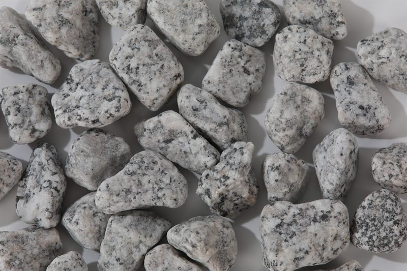 Sesame Grey Crushed Aggregate with a natural finish