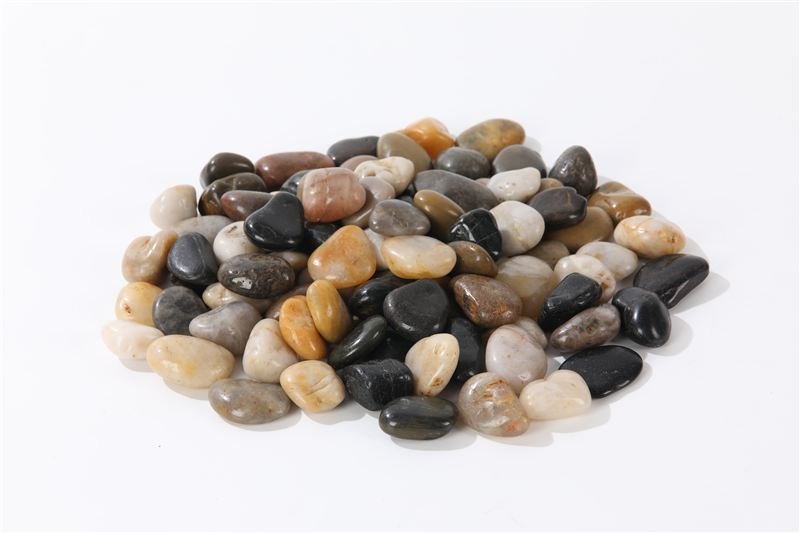 Mixed Colour Mini Pebbles with a high polish finish